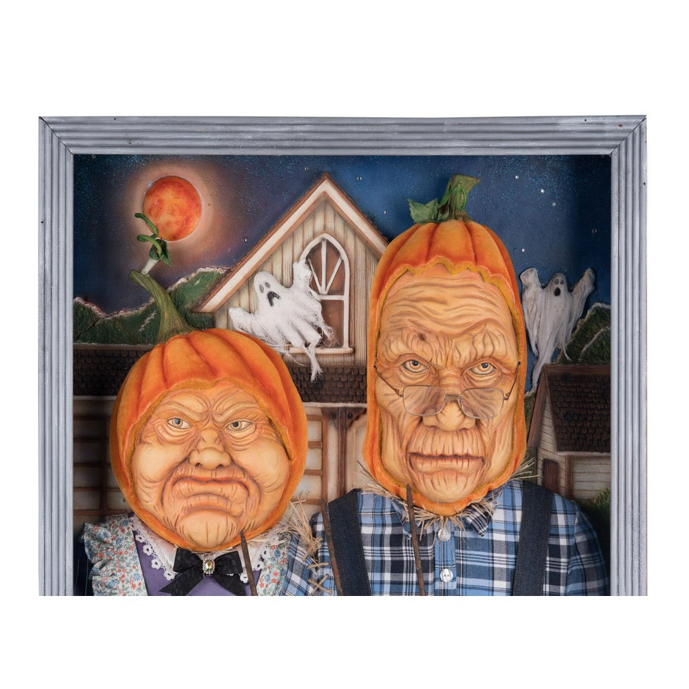 American Gothic Pumpkin Wall Piece by Katherine's Collection