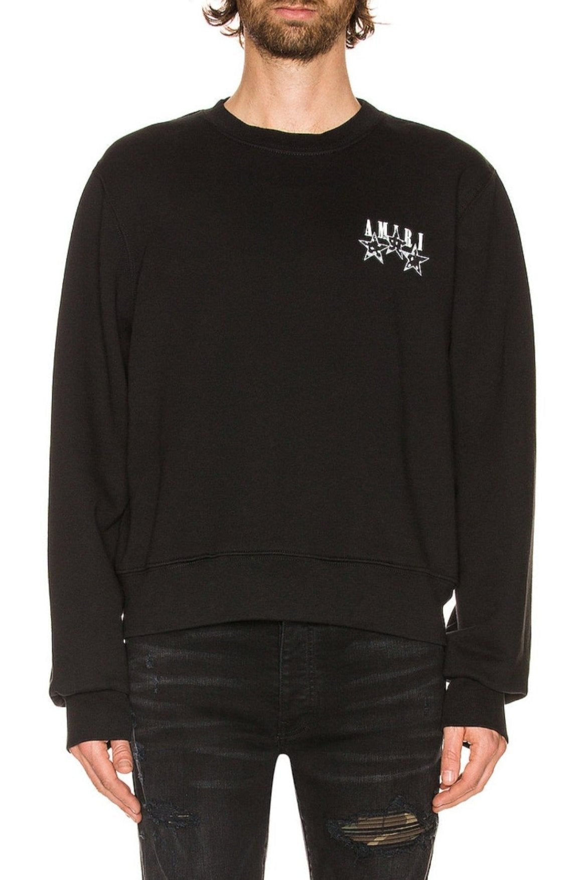 Amiri Black Bandana Stars Sweatshirt