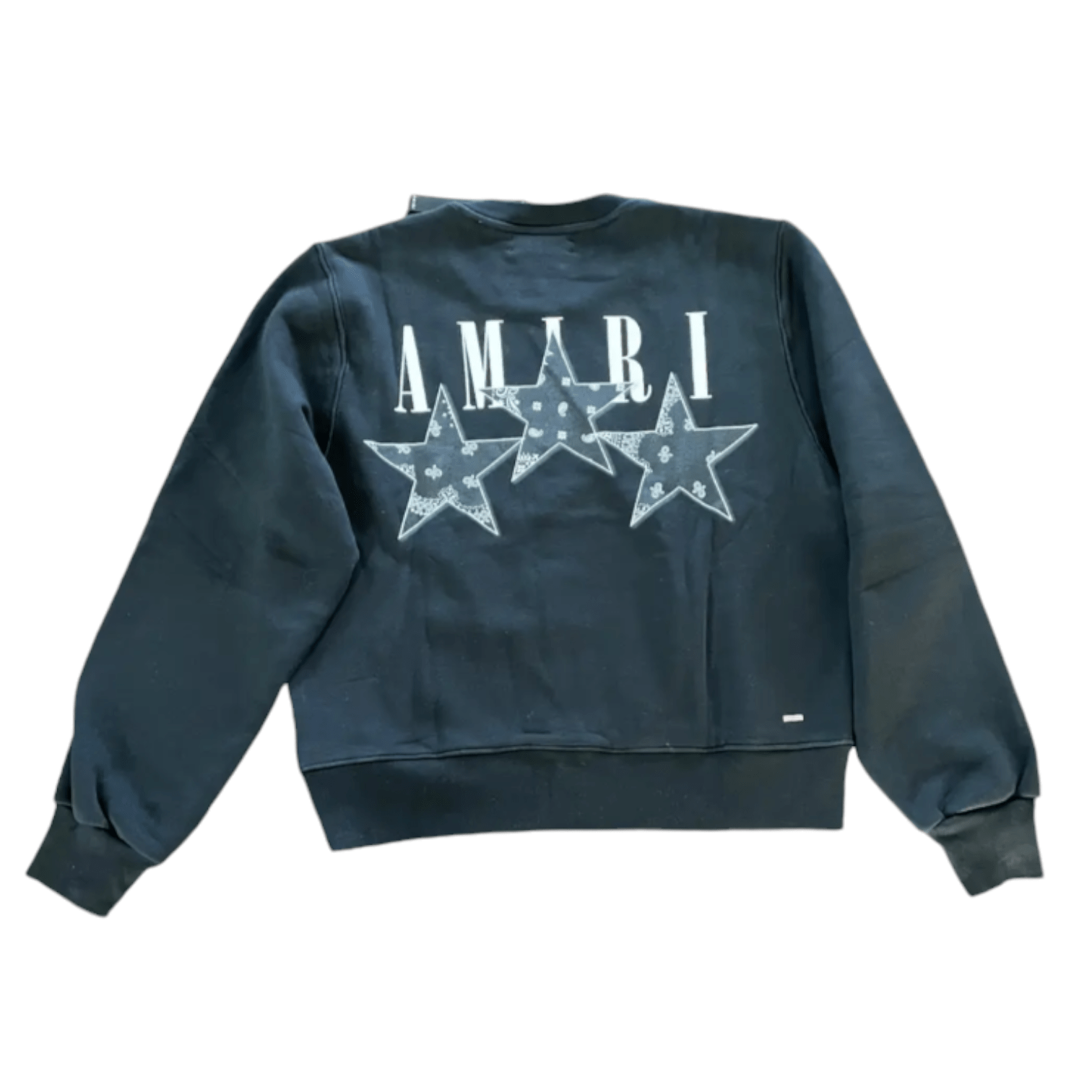 Amiri Black Bandana Stars Sweatshirt