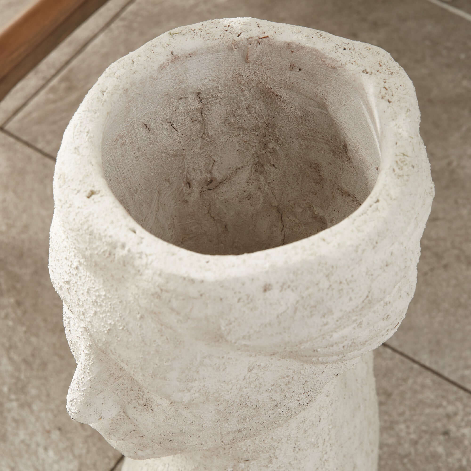 Ancient Female Bust Planter Outdoor Decor