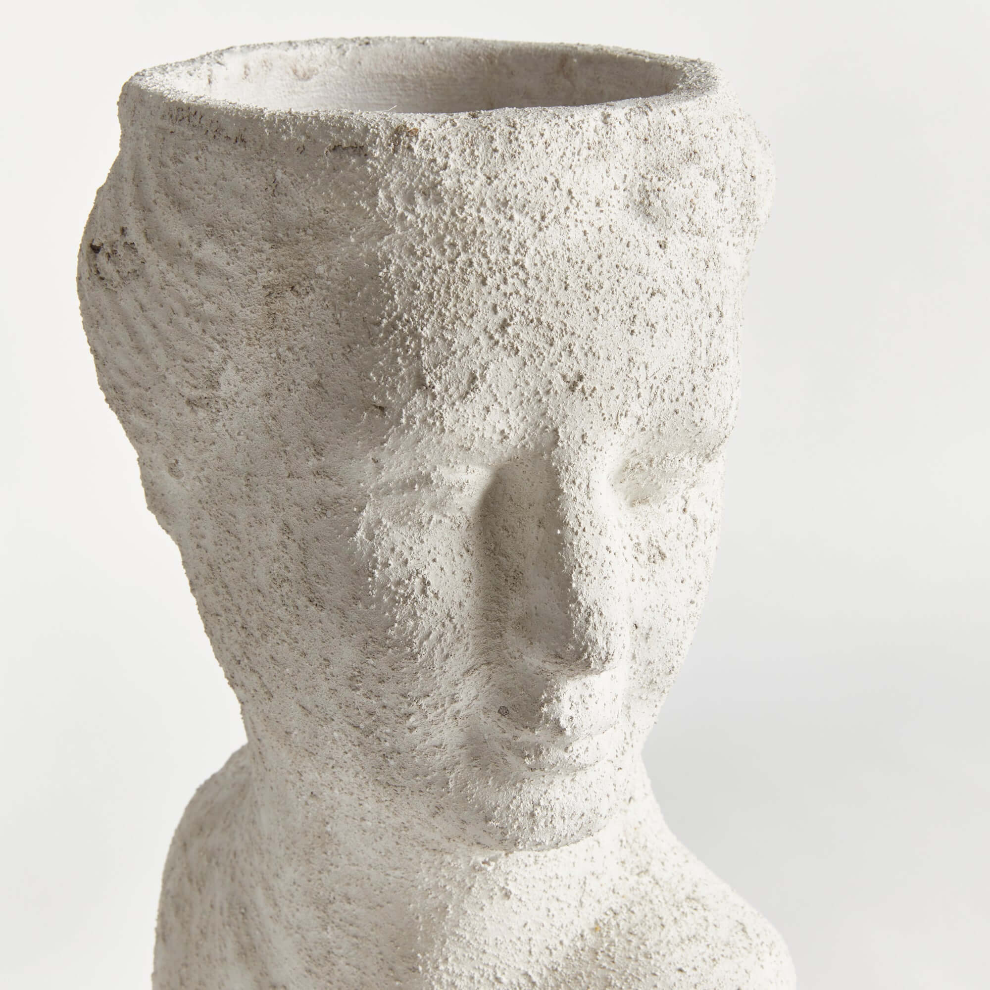 Ancient Female Bust Planter Outdoor Decor