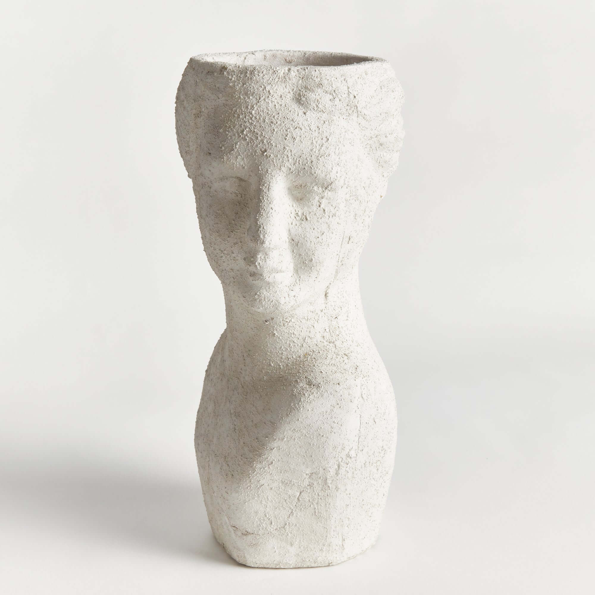 Ancient Female Bust Planter Outdoor Decor