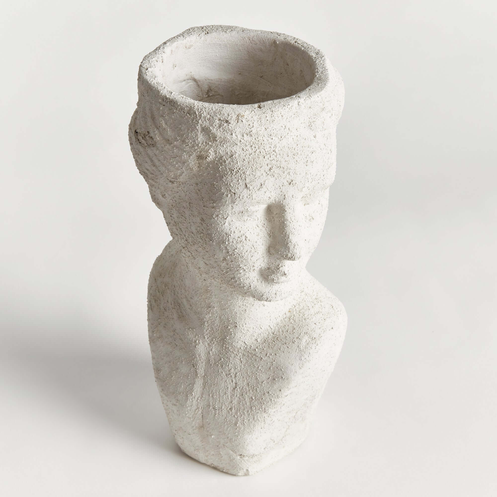 Ancient Female Bust Planter Outdoor Decor
