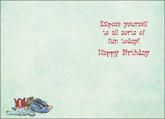 Birthday Card - Strip and Swipe
