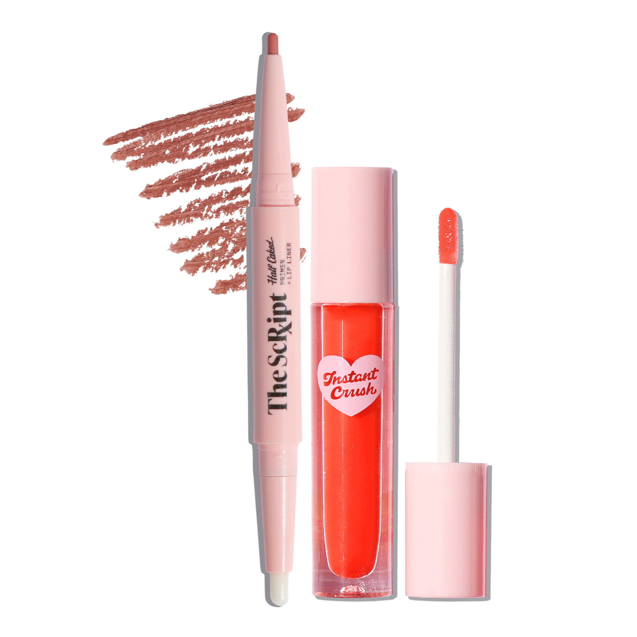 Lip Liner + Lip Gloss Duo (AM to PM / 5% Tint) by Half Caked