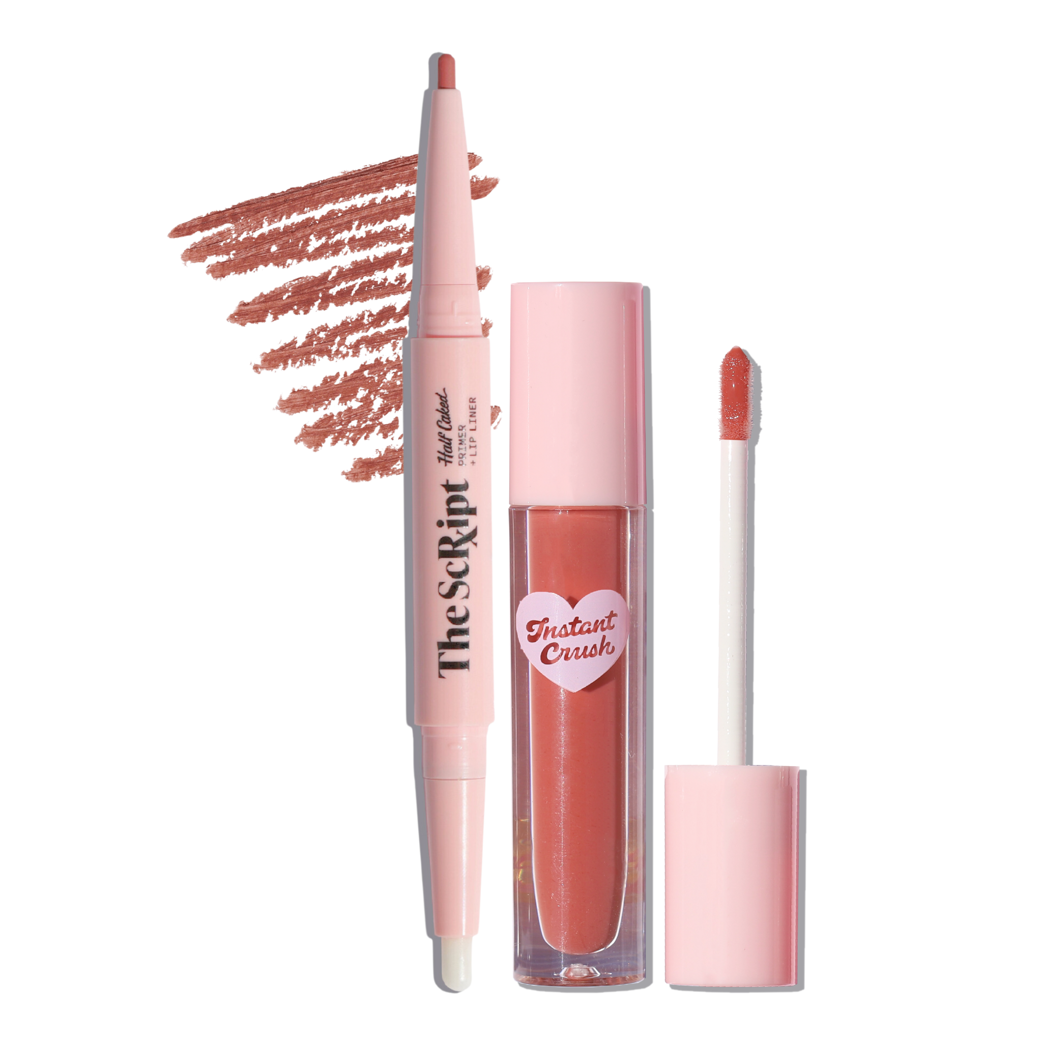 Lip Liner + Lip Gloss Duo (AM to PM / Cake Baby) by Half Caked