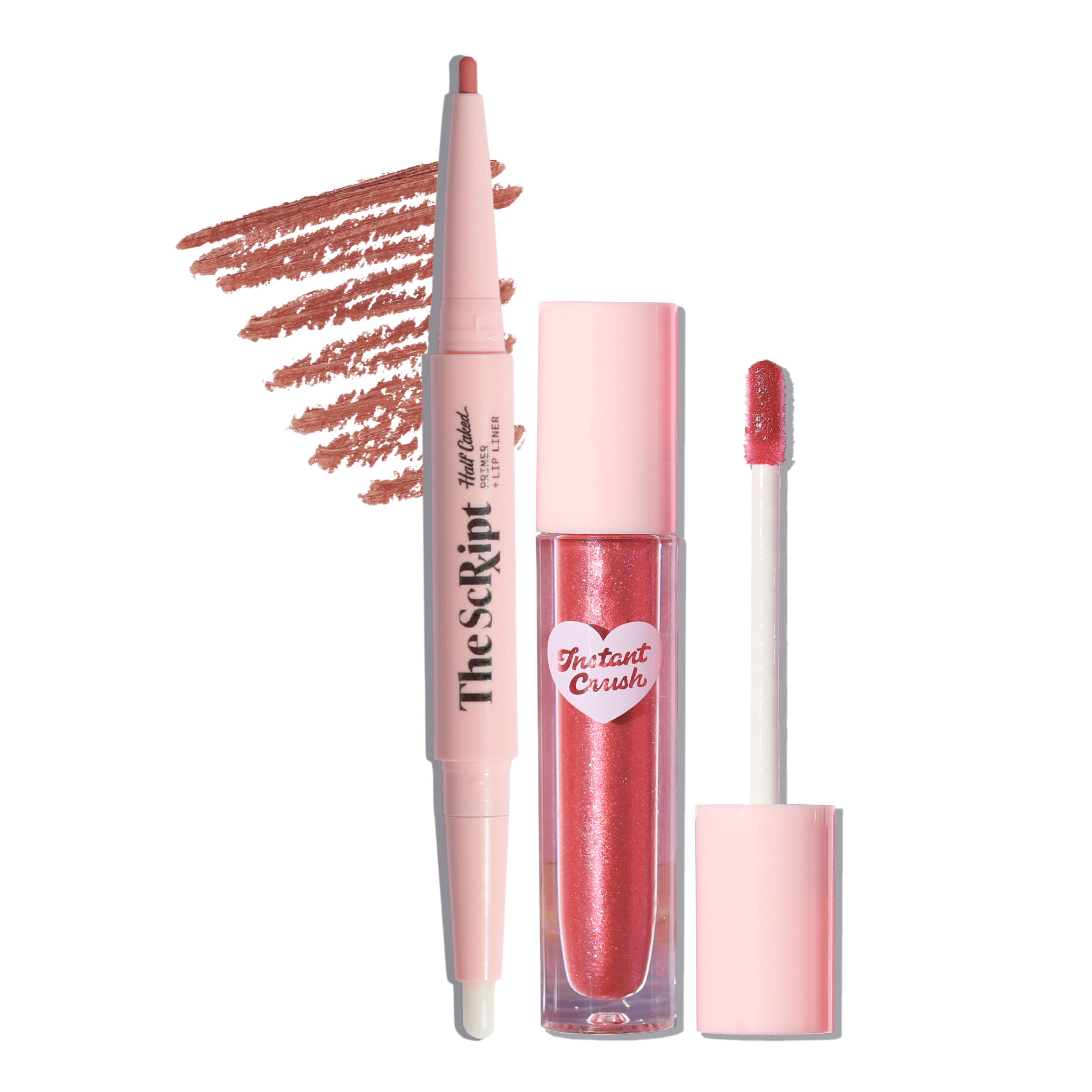 Lip Liner + Lip Gloss Duo (AM to PM / Caught Up) by Half Caked
