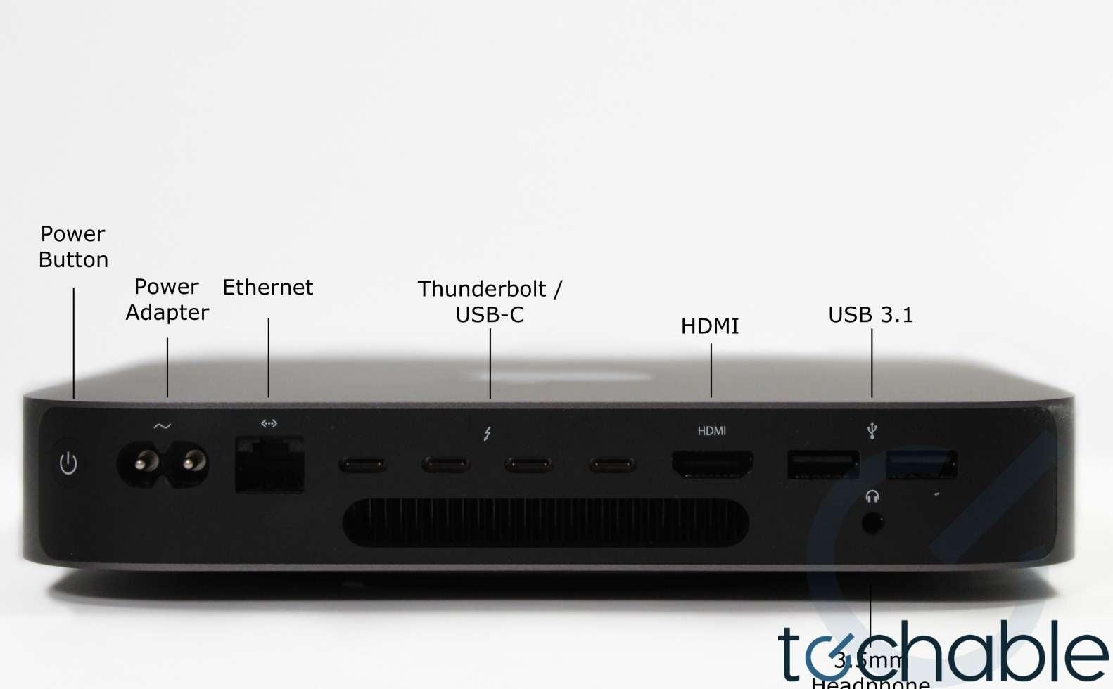 Mac Mini (2018) – Intel Core i7 3.2GHz • 10GbE Ethernet – 64GB RAM 1TB SSD