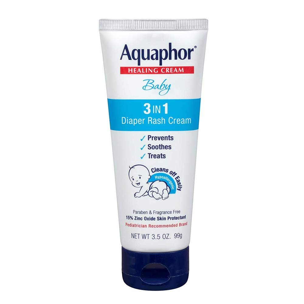 Aquaphor Baby Diaper Rash Paste - For Serious Diaper Rash and Flare-ups - 3.5 Oz. Tube