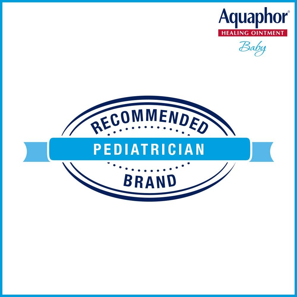 Aquaphor Baby Healing Ointment Advanced Therapy Skin Protectant for Chapped or Dry Skin, Drool Rash and Diaper Rash Ointment, Hypoallergenic Baby Essentials, Travel Size, 0.35 Oz Tube, Pack of 2