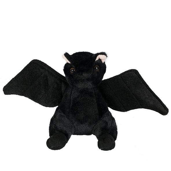 7"  Standing Black Bat with Velvet Wings