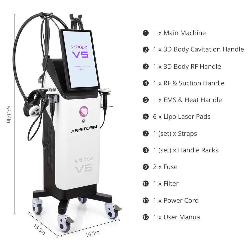 Aristorm S-Shape 5-in-1 Body & Skin Wellness System