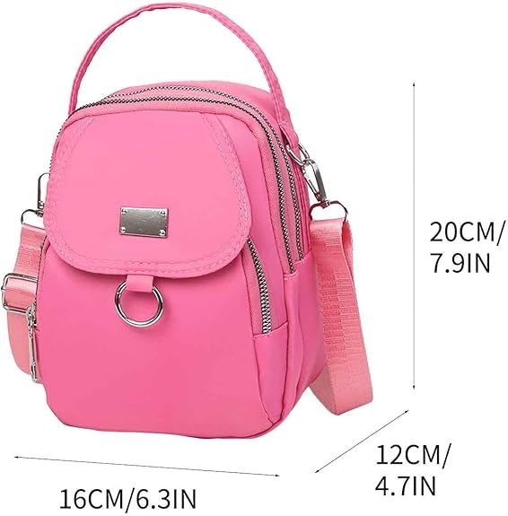 Army Green Water-Proof Women Crossbody Bag Multi Compartment Mobile Phone Bag Women Messenger Bag Casual Oxford Cloth Women Bag Shoulder