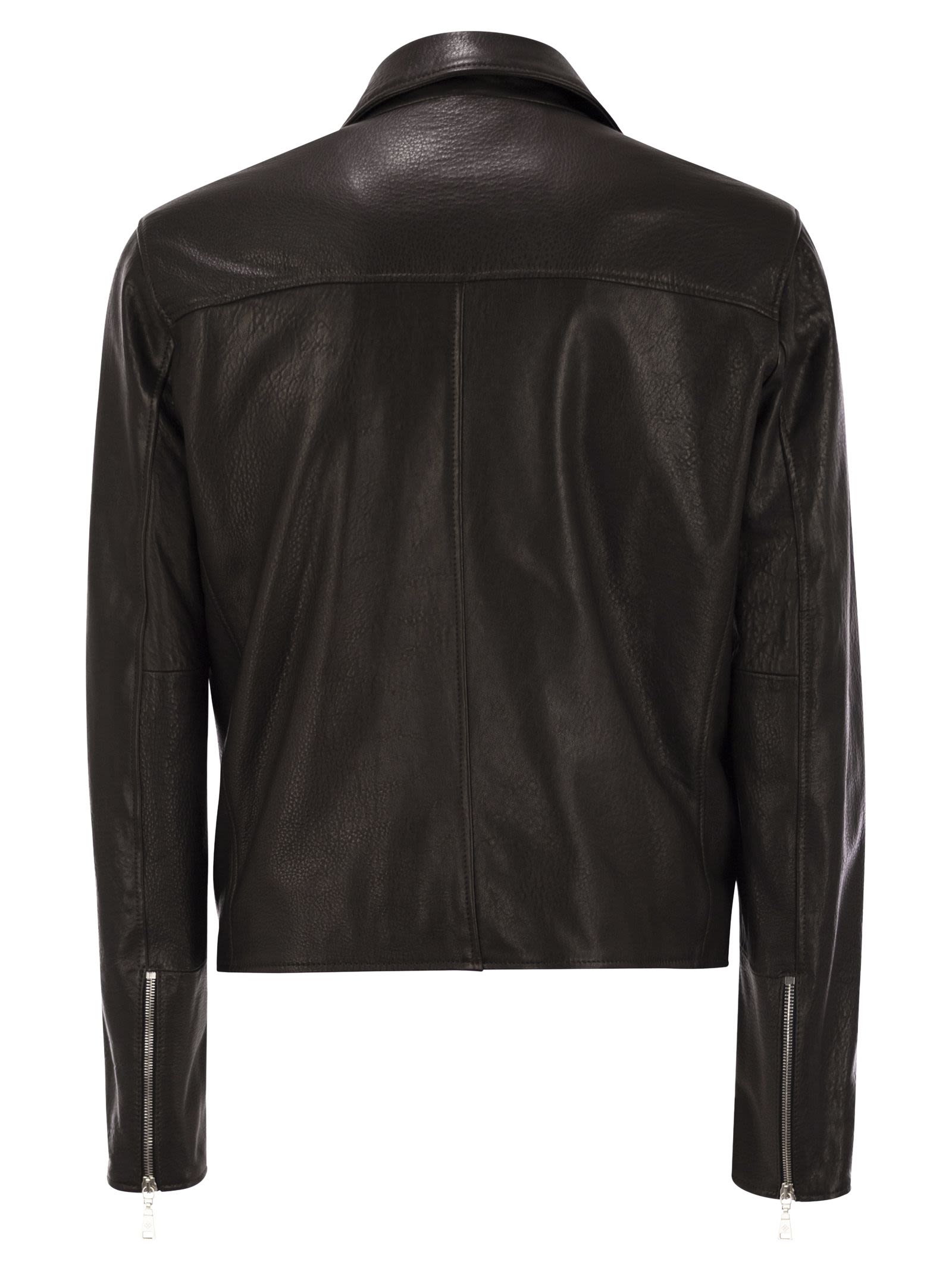 Tagliatore Men Lambskin Biker Jacket