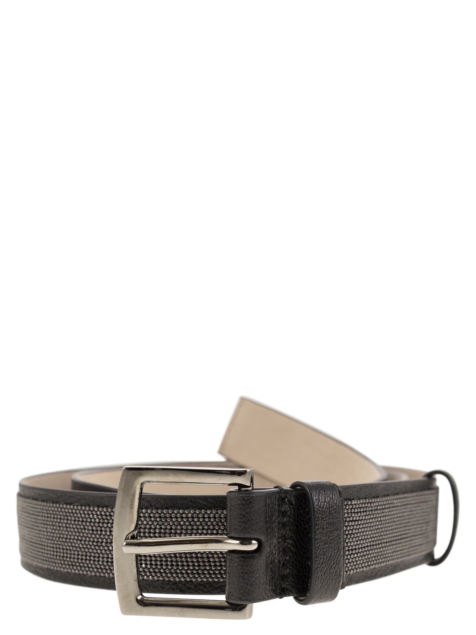 Brunello Cucinelli Women Precious Leather Belt With Grain