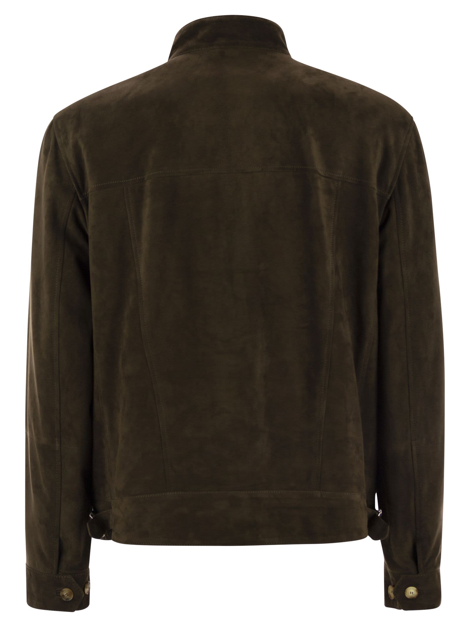 Brunello Cucinelli Men Suede Jacket