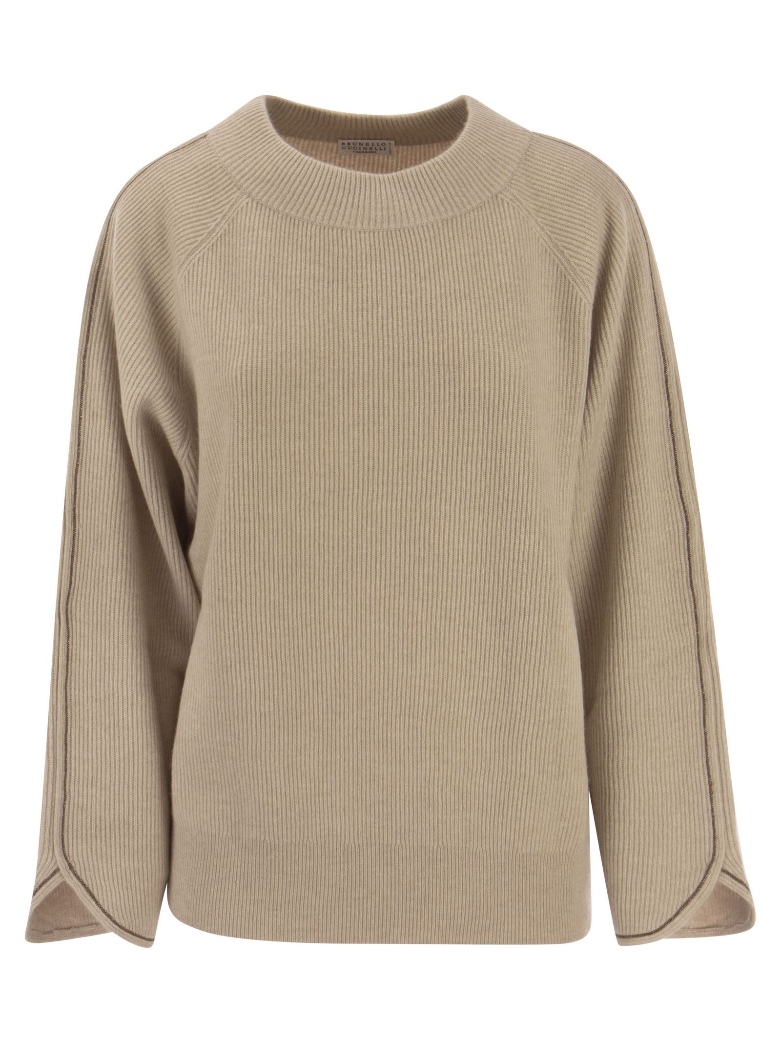 Brunello Cucinelli Women Cashmere Sweater With Monile