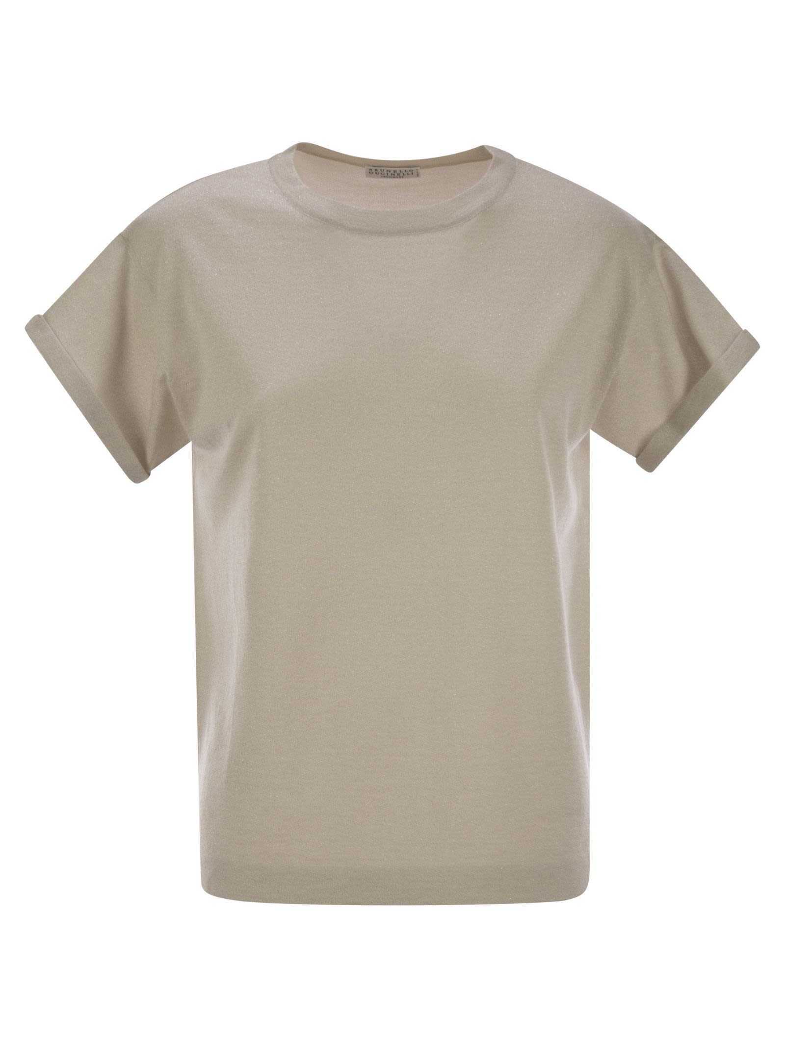 Brunello Cucinelli Women Sparkling Lightweight Cashmere And Silk Sweater