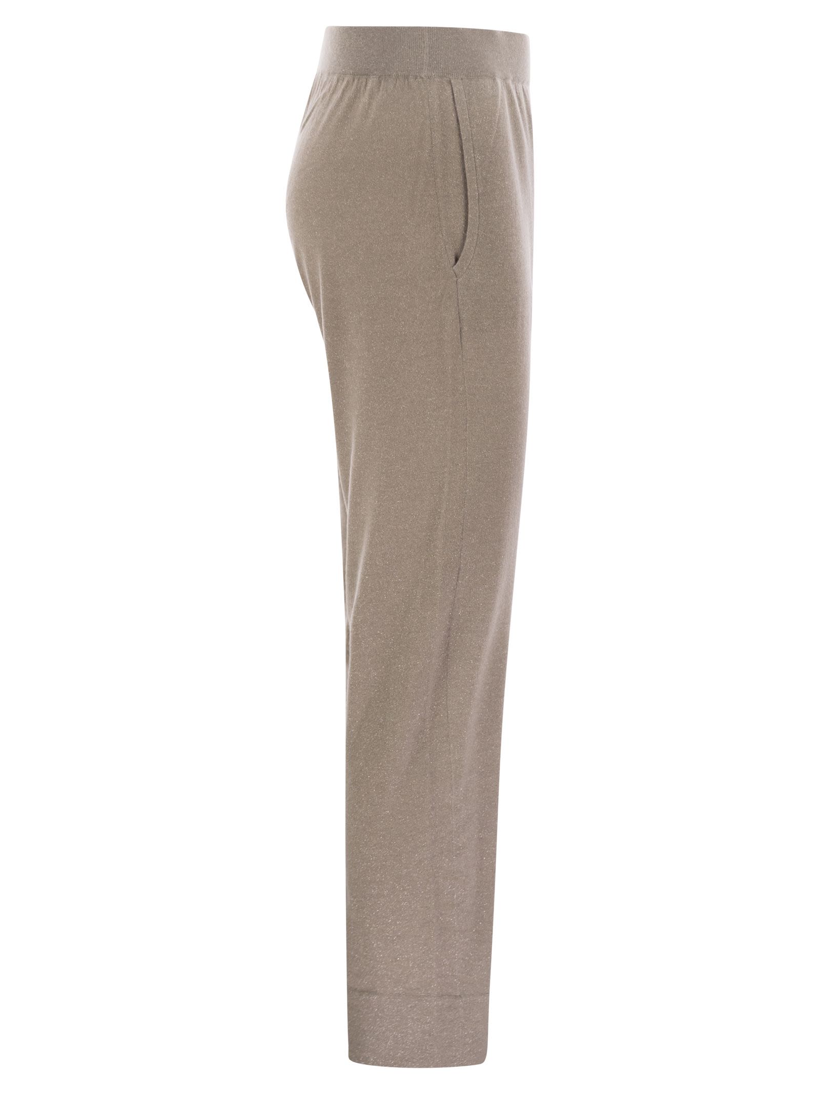 Brunello Cucinelli Women Sparkling Lightweight Cashmere And Silk Trousers