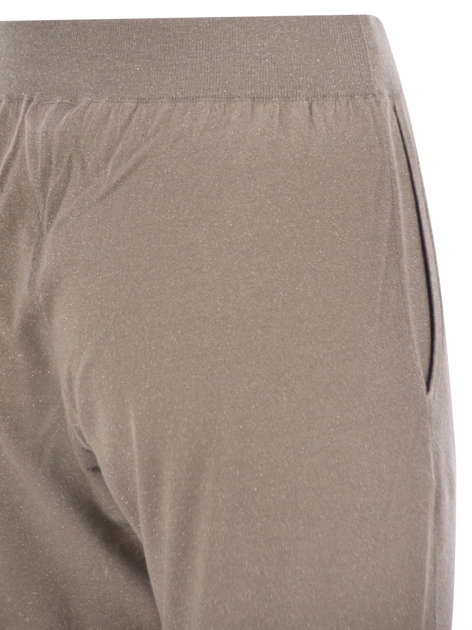 Brunello Cucinelli Women Sparkling Lightweight Cashmere And Silk Trousers