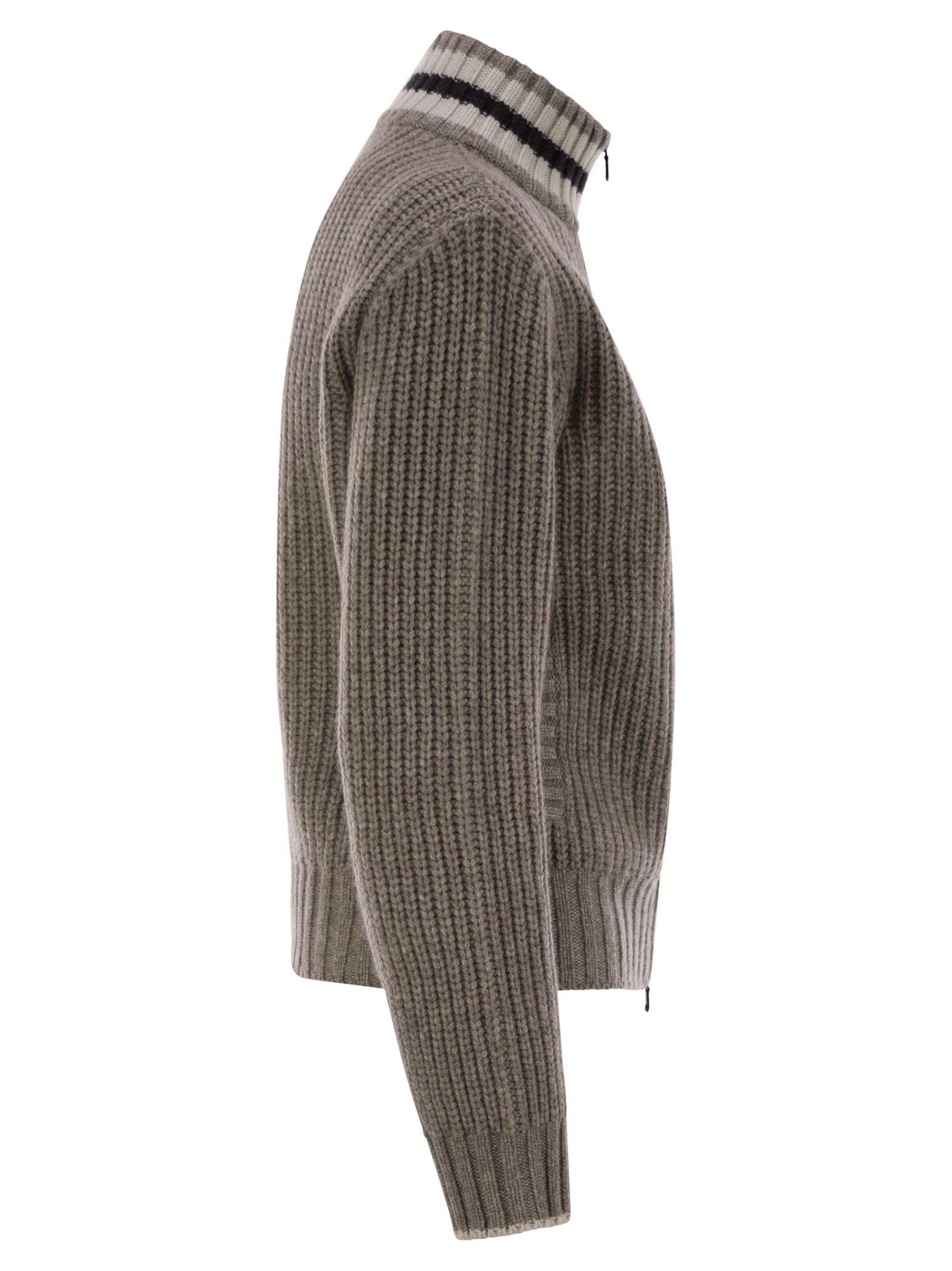 Brunello Cucinelli Women Cashmere Cardigan With Shiny Trims