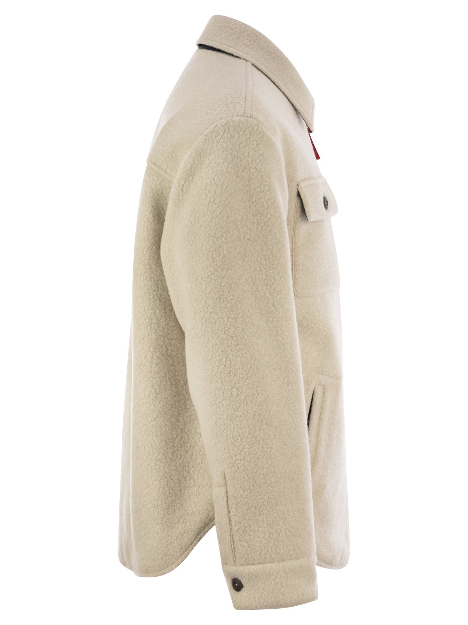 Fay Men Wool Over Shirt - Fay Archive