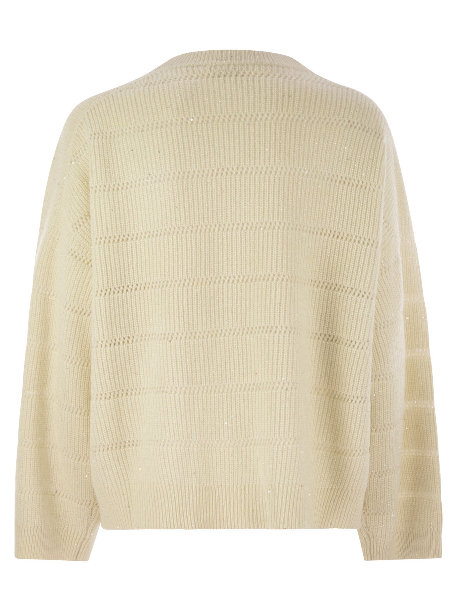 Brunello Cucinelli Women Cashmere And Wool Crew-Neck Sweater