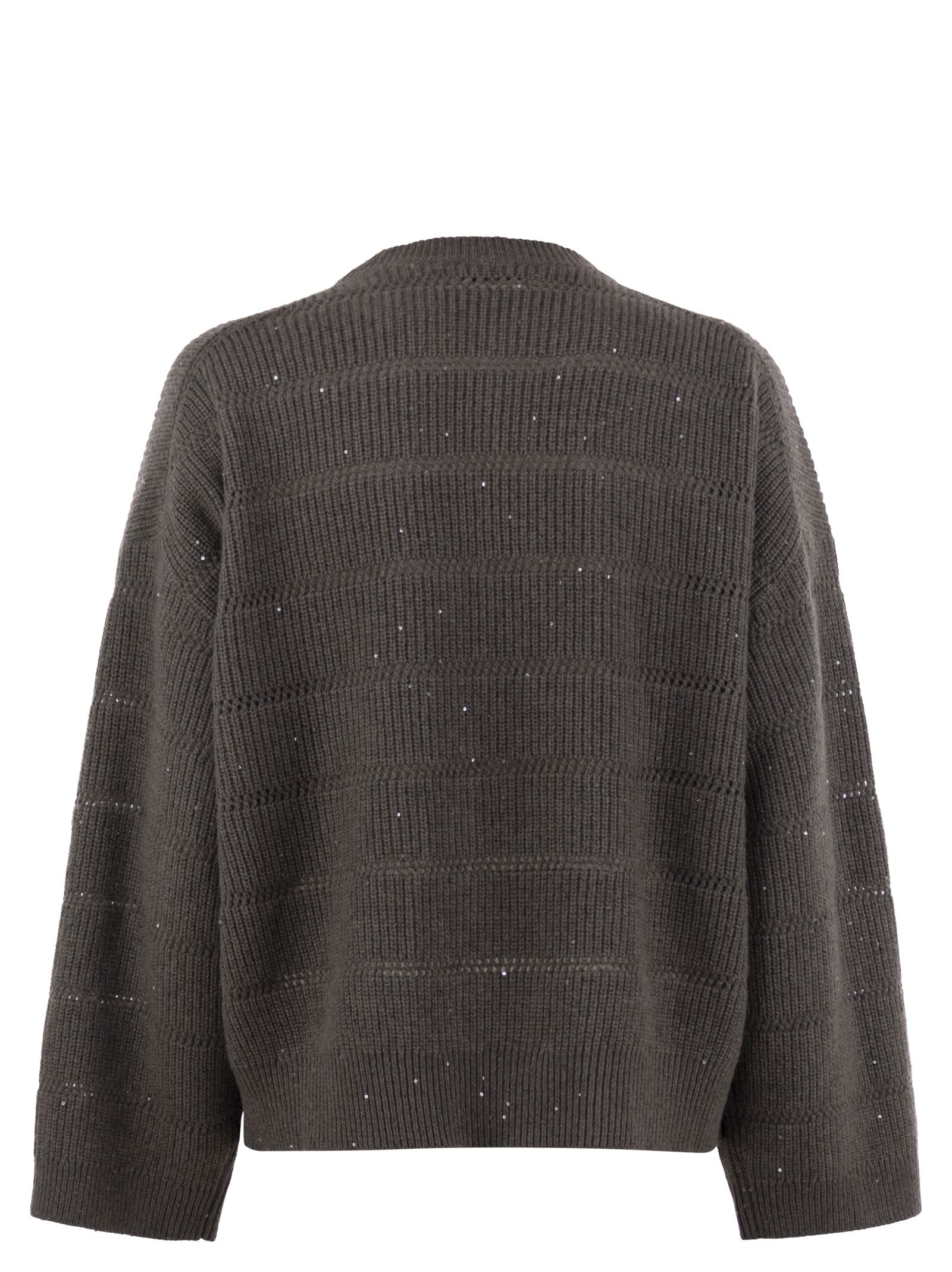 Brunello Cucinelli Women Cashmere And Wool Crew-Neck Sweater