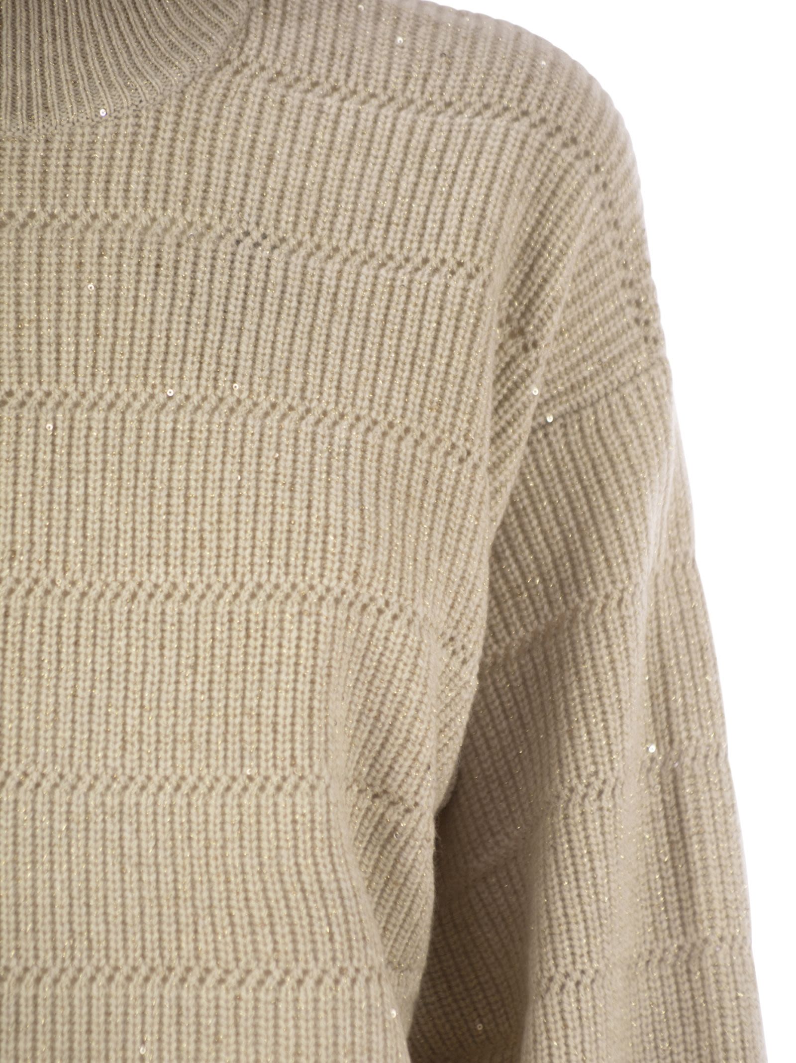 Brunello Cucinelli Women Cashmere And Wool Turtleneck Sweater