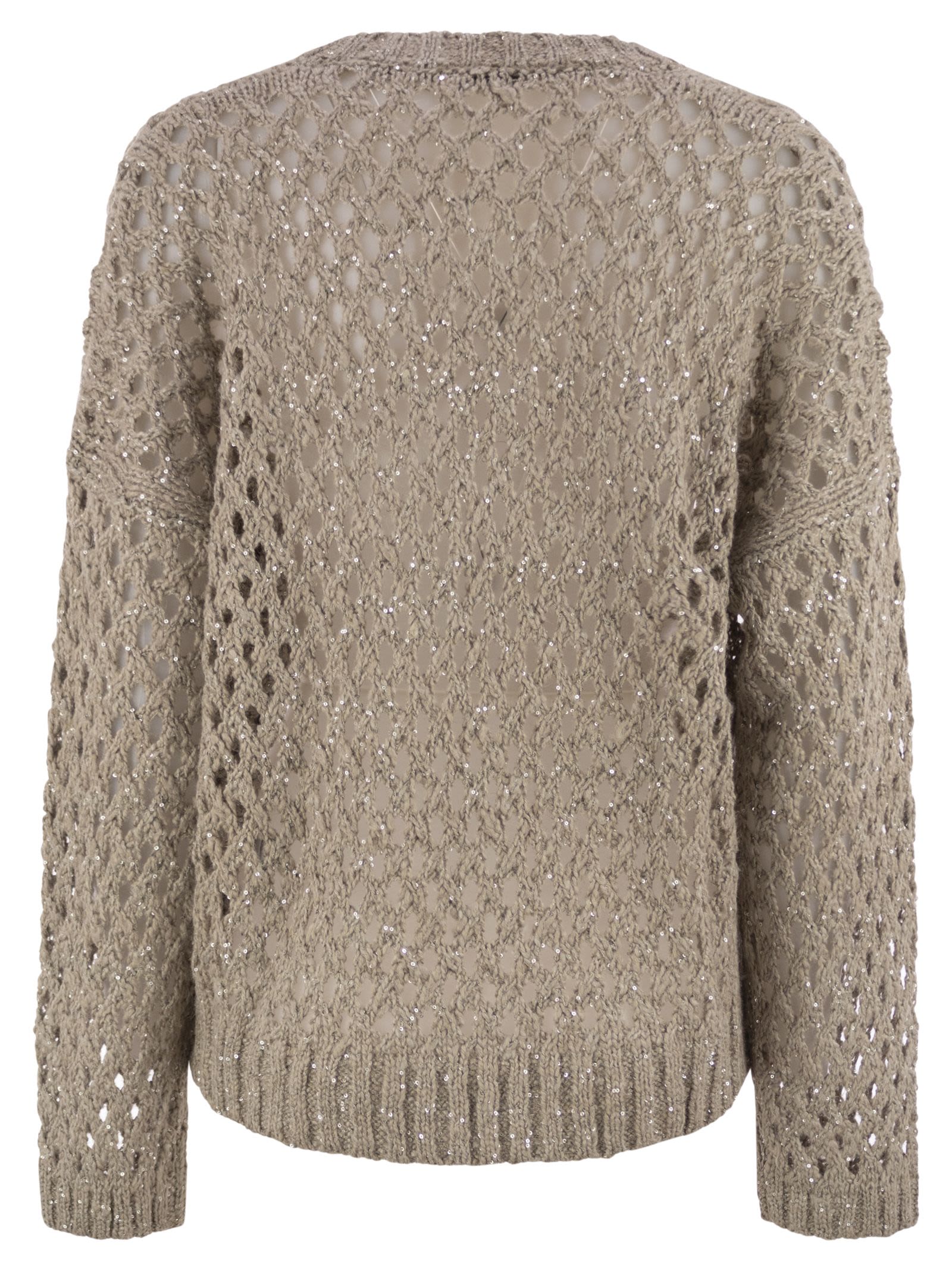 Brunello Cucinelli Women Dazzling Net Silk And Linen Jersey