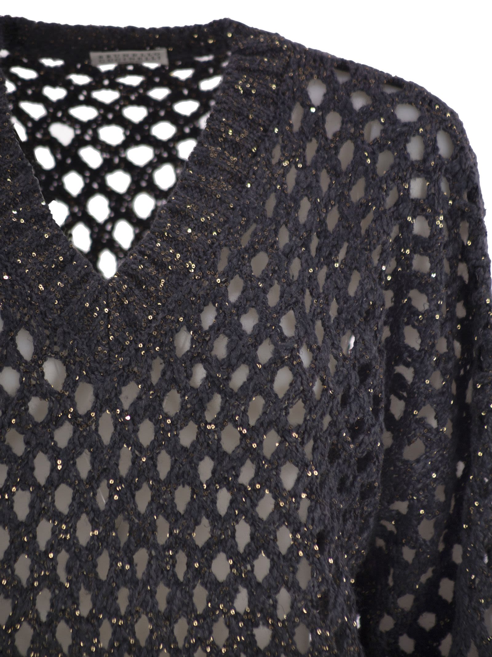 Brunello Cucinelli Women Dazzling Net Silk And Linen Jersey