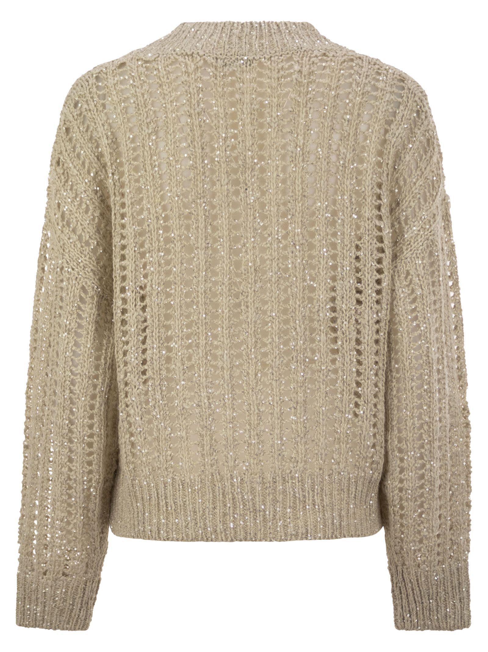 Brunello Cucinelli Women Silk And Linen V-Neck Sweater
