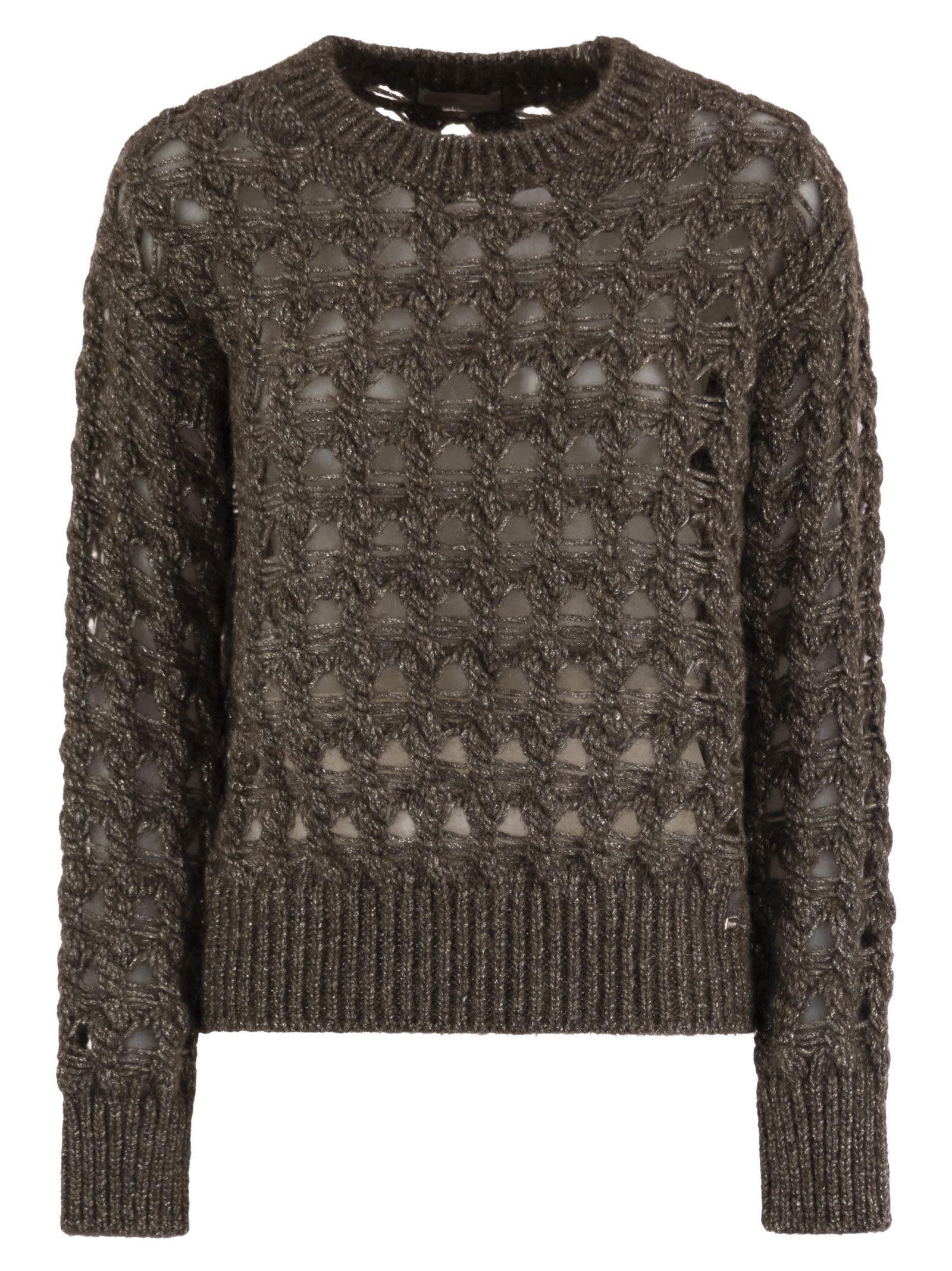 Herno Women Resort Jumper In Alpaca And Wool