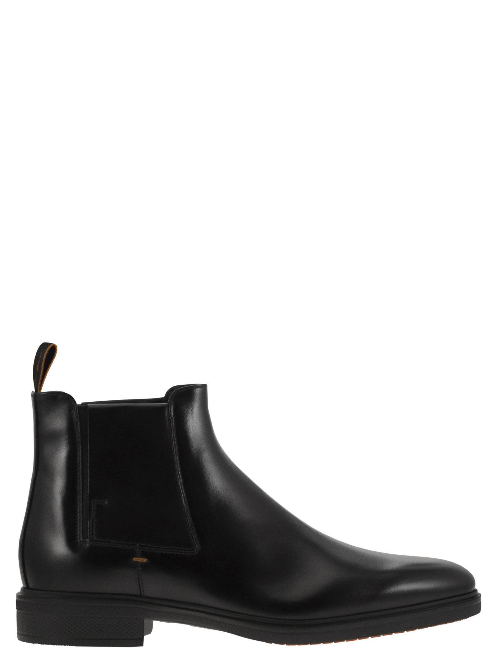 Santoni Men Easy Leather Boot