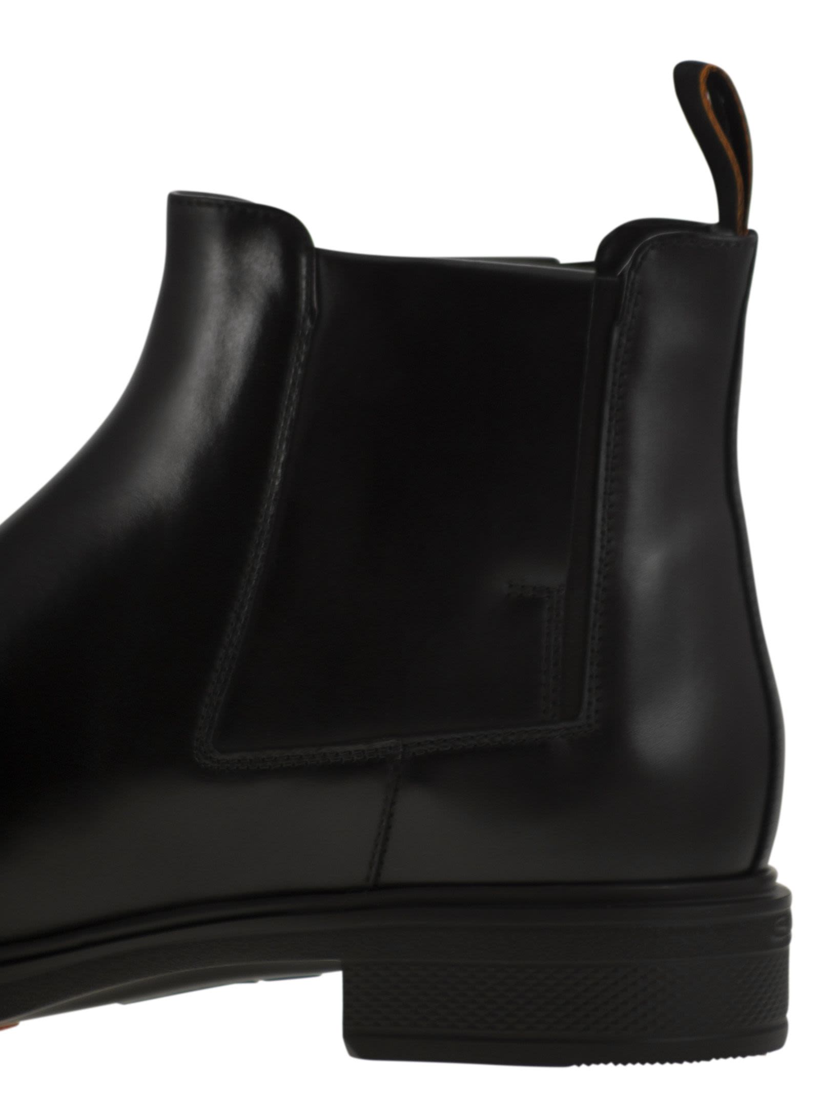 Santoni Men Easy Leather Boot