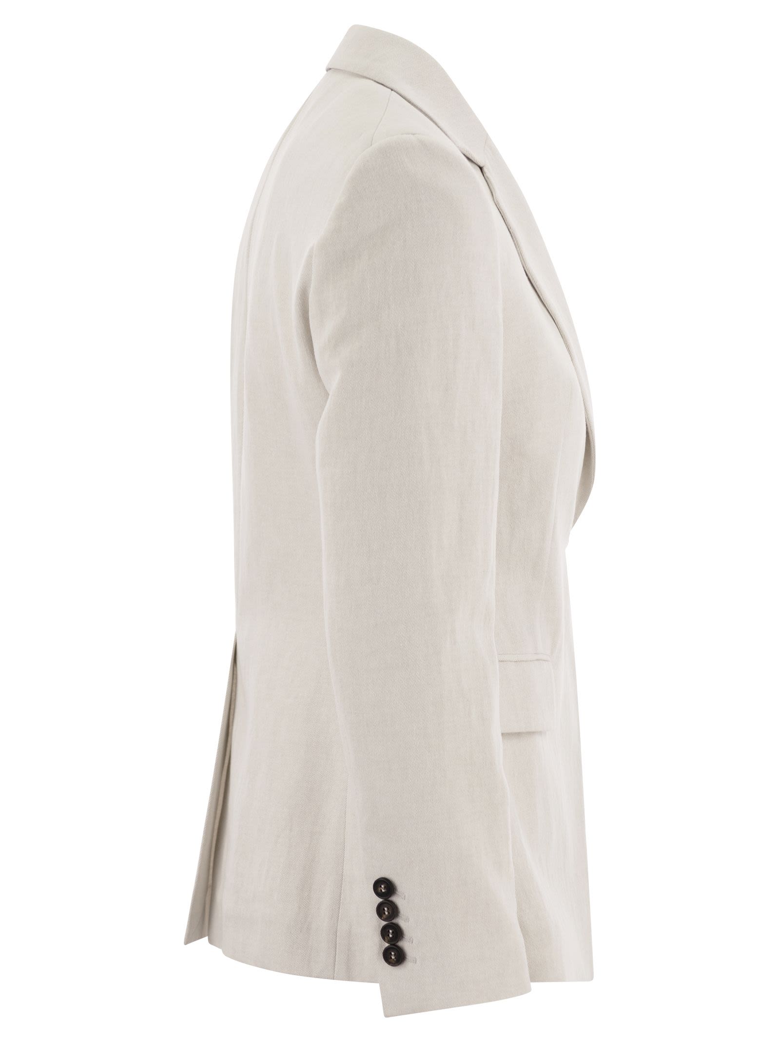 Brunello Cucinelli Women Cotton And Linen Jacket