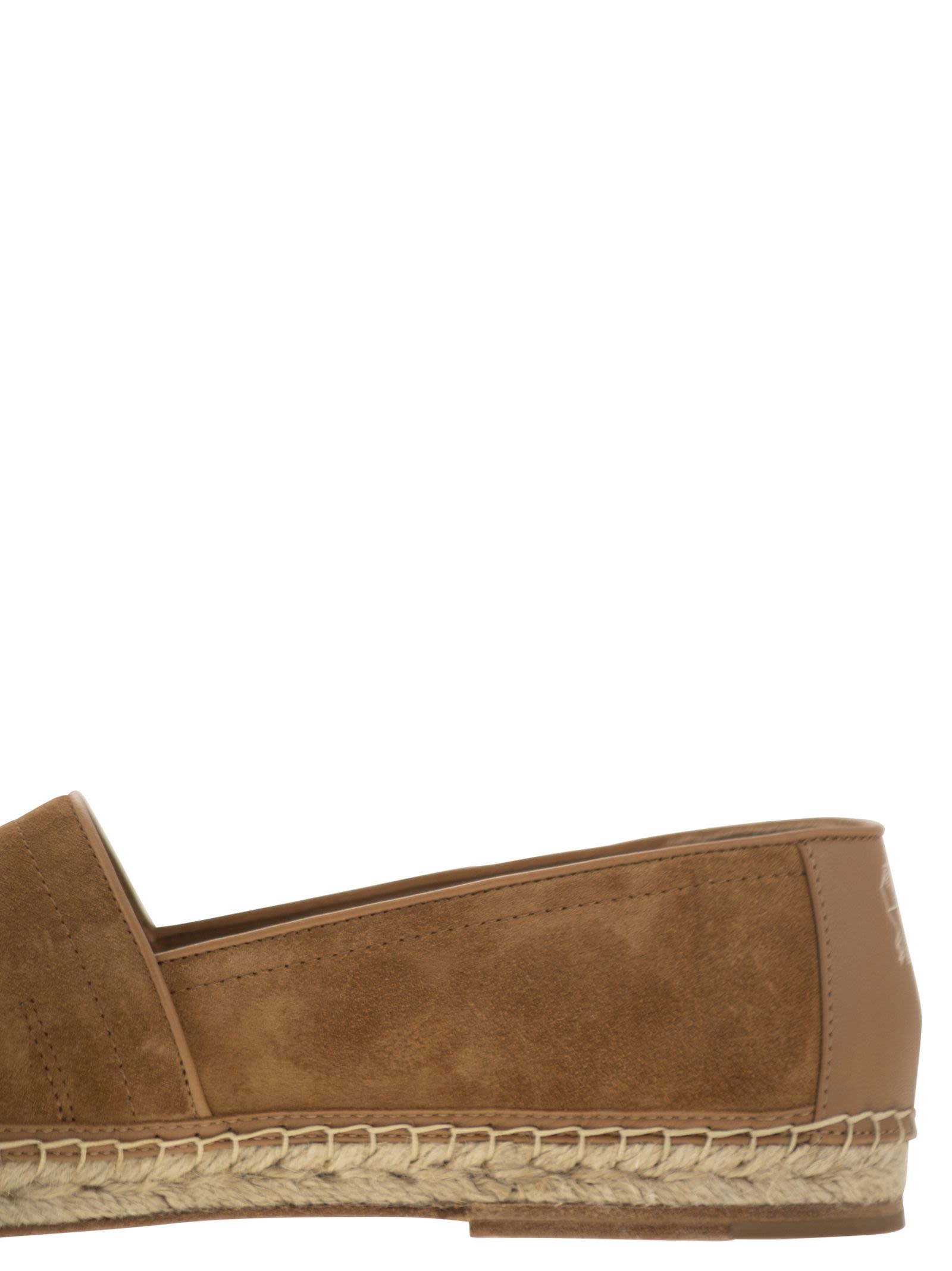 Brunello Cucinelli Men Washed Suede Espadrilles With Beading