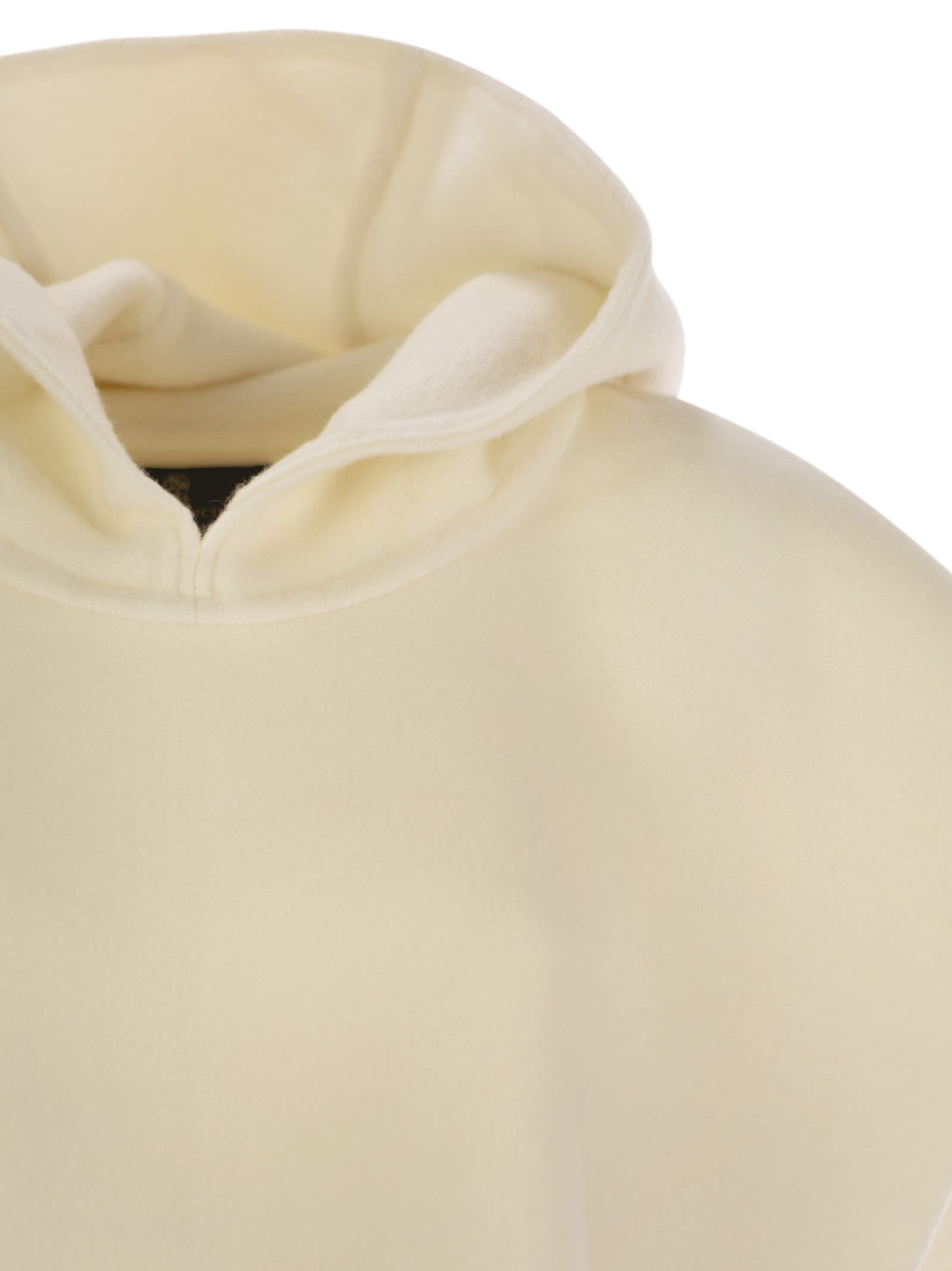 Brunello Cucinelli Women Double Knit Wool And Cashmere Poncho With Hood And Fringes