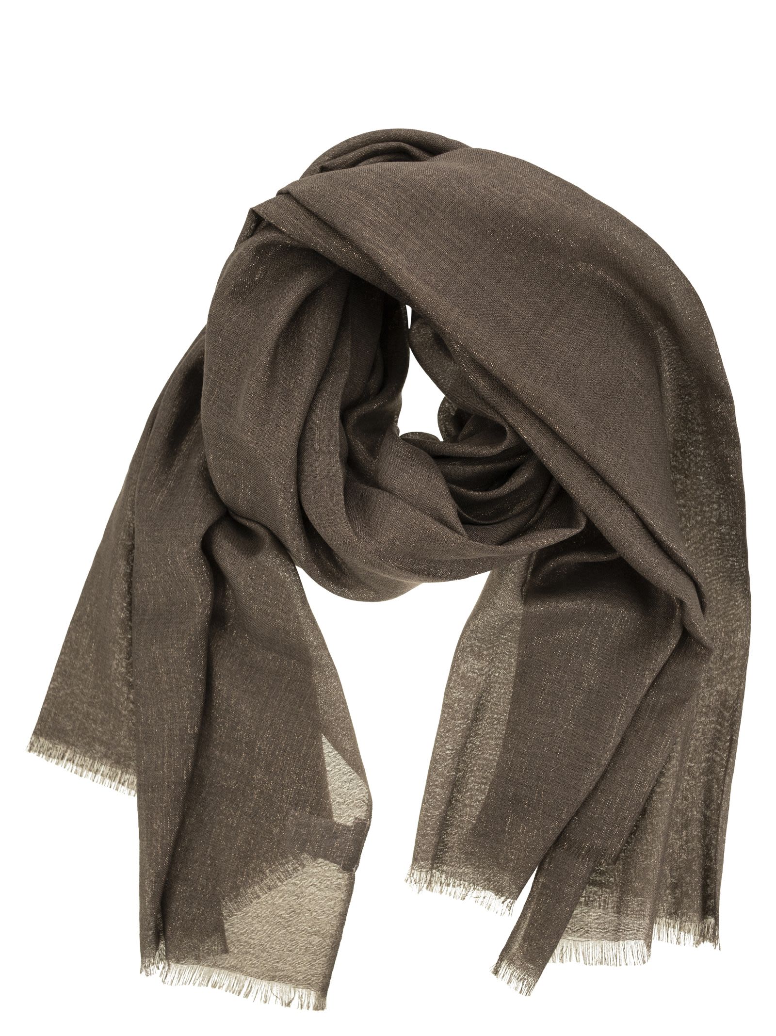 Brunello Cucinelli Women Sparkling Cashmere And Silk Scarf