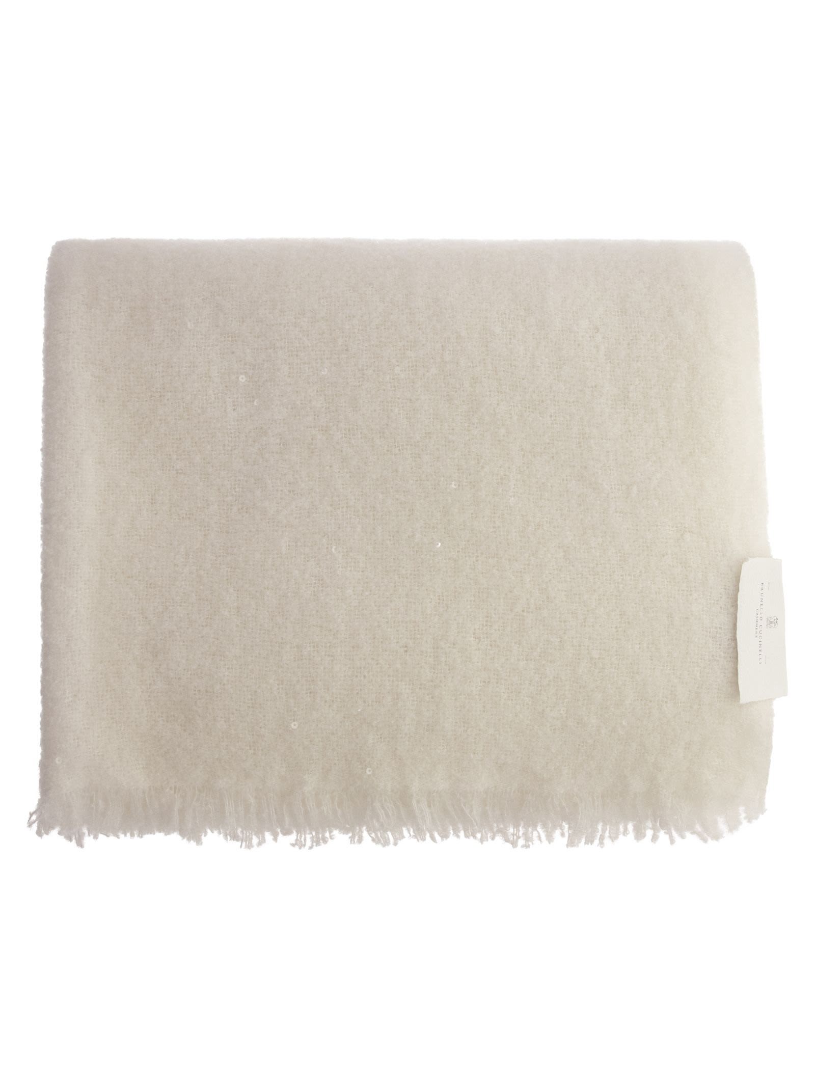 Brunello Cucinelli Women Soft Dazzling Cashmere And Silk Scarf