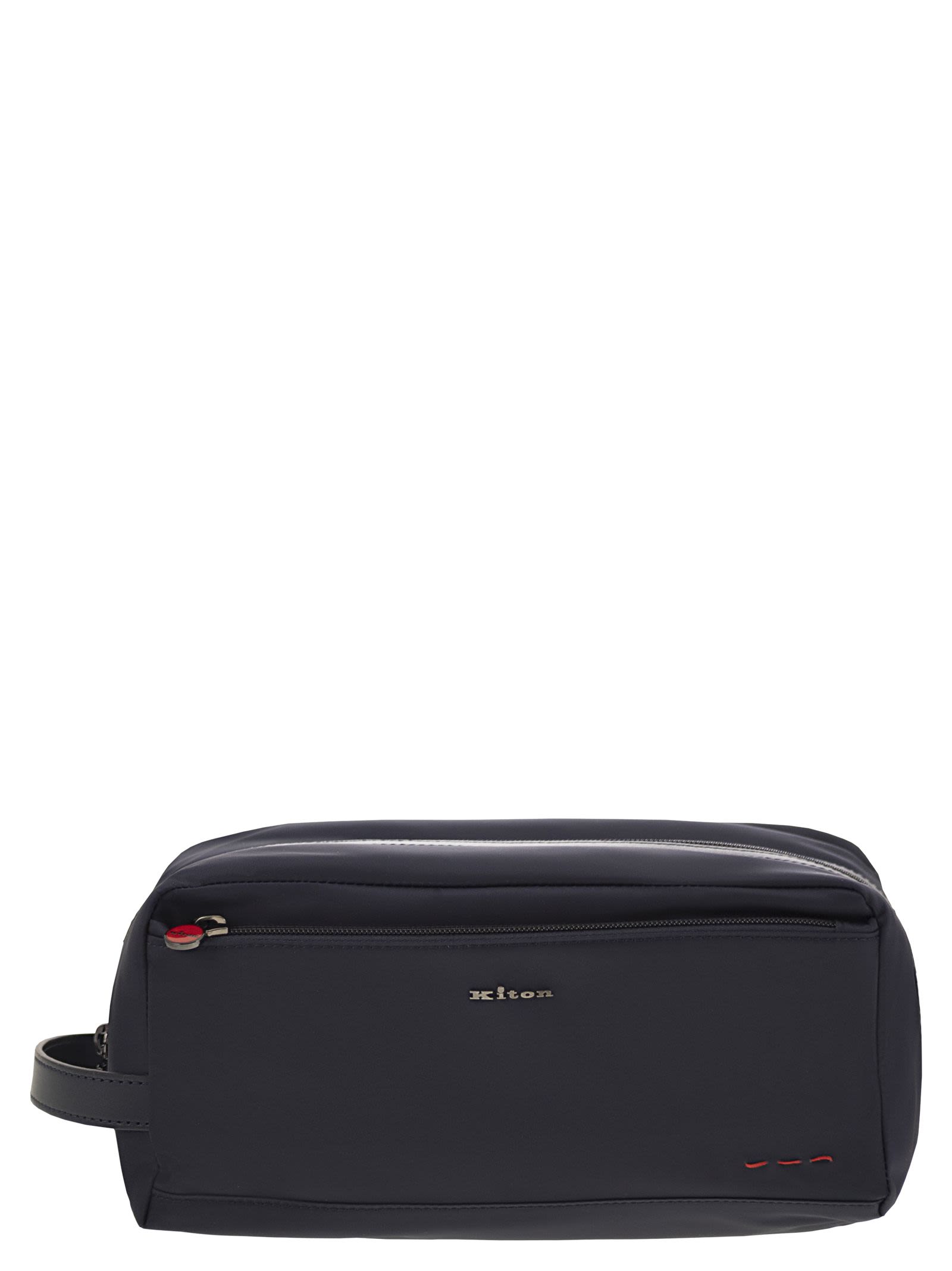 Kiton Men Beauty Case In Nylon