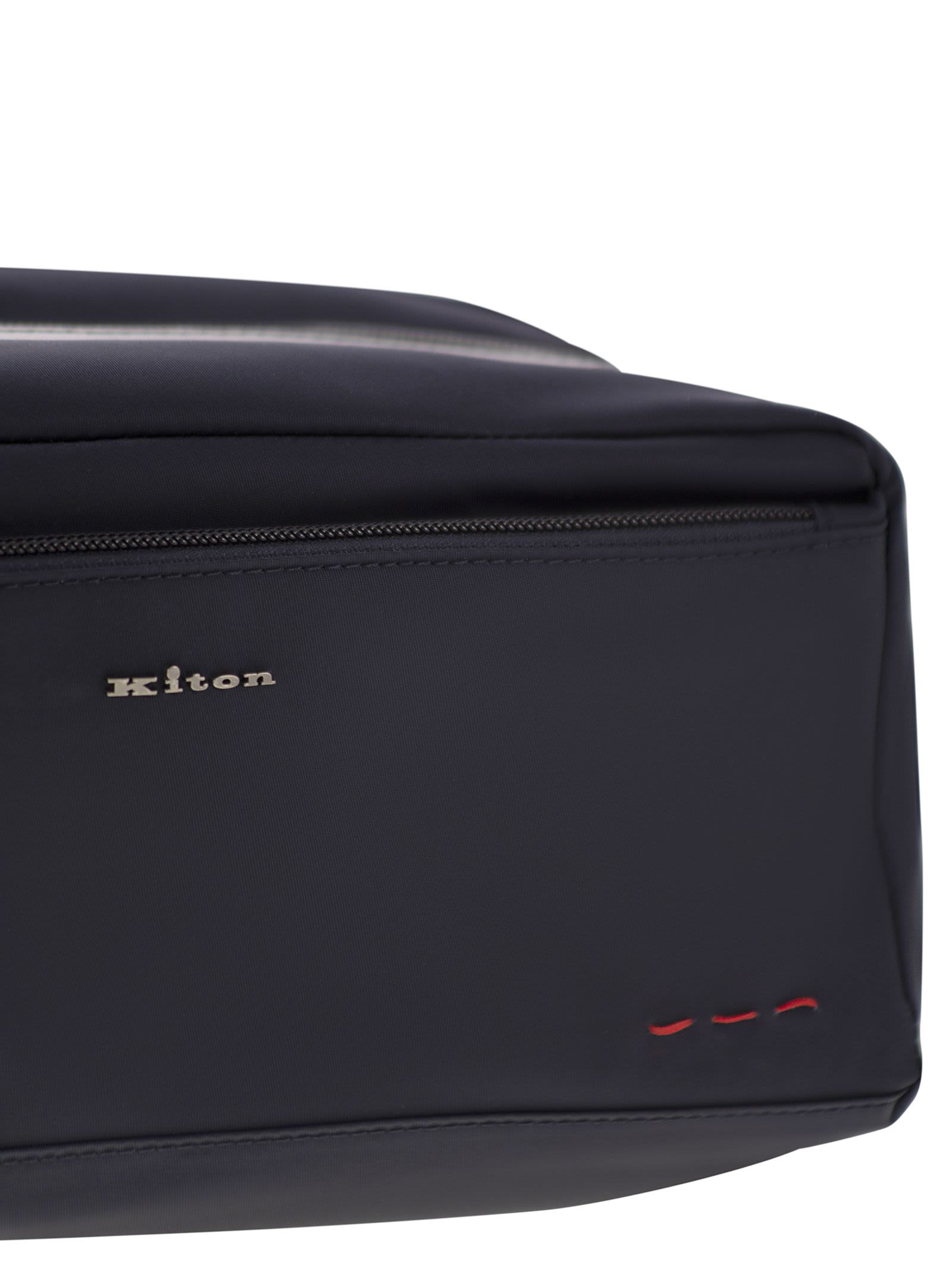 Kiton Men Beauty Case In Nylon