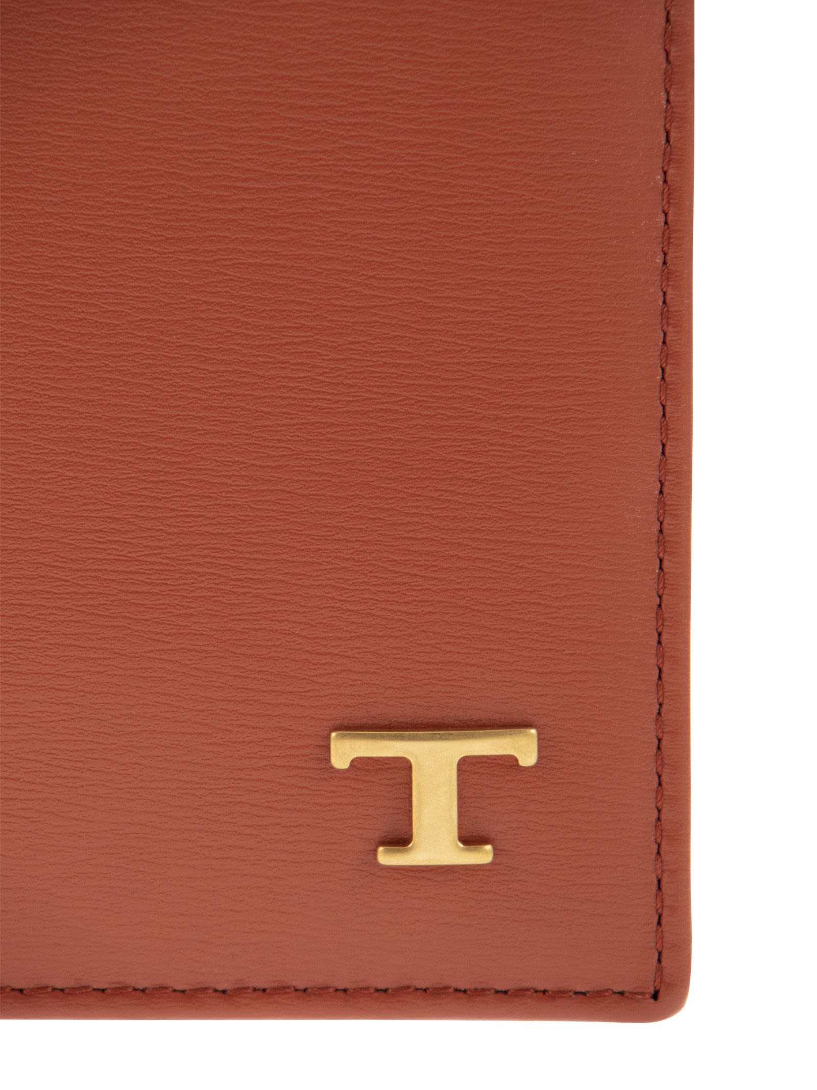 Tod's Men Leather Wallet With Logo