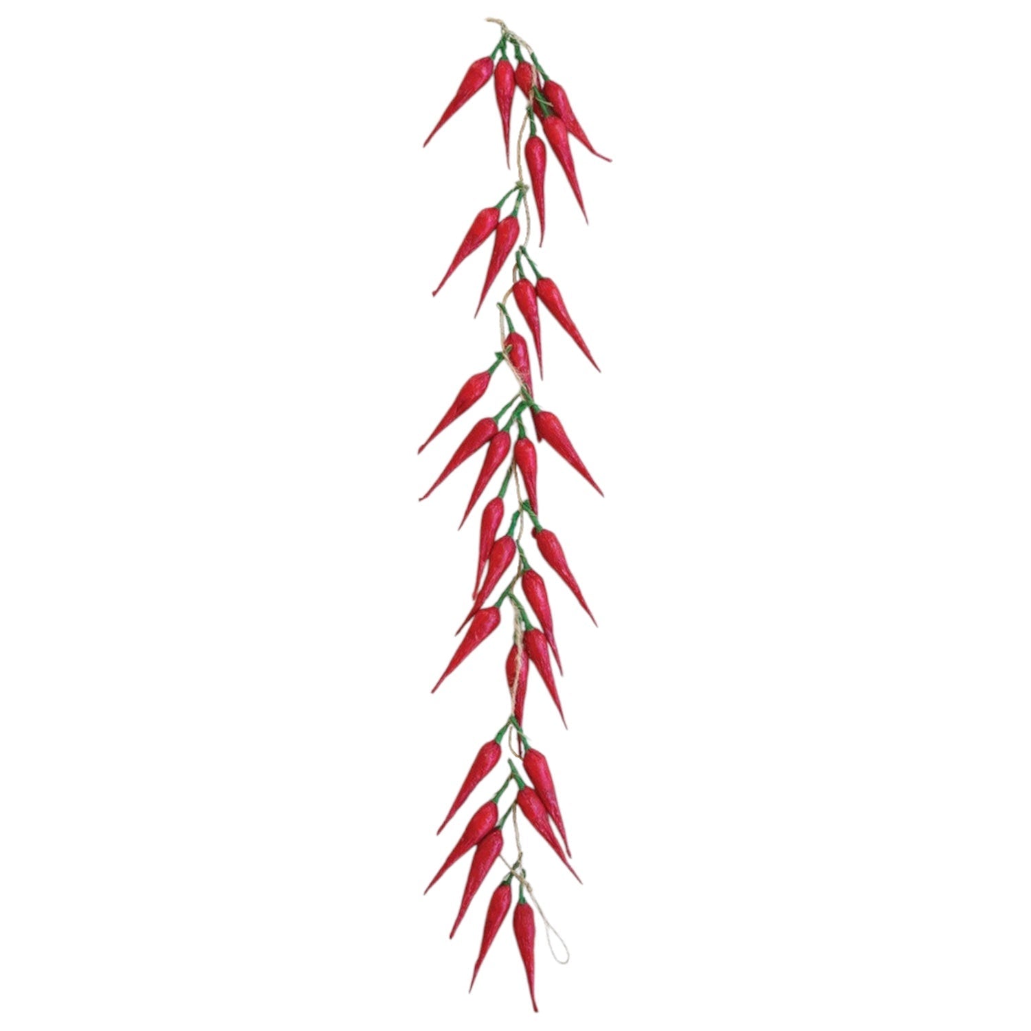 String of Artificial Small Red Chili Peppers