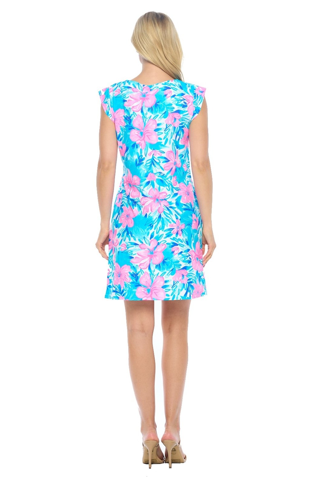Short Sleeve Floral Dress