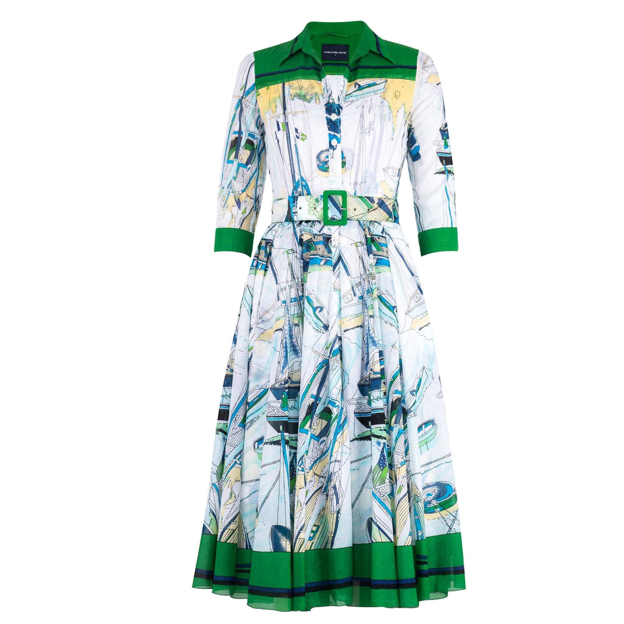 Aster Dress Canne Green Dress