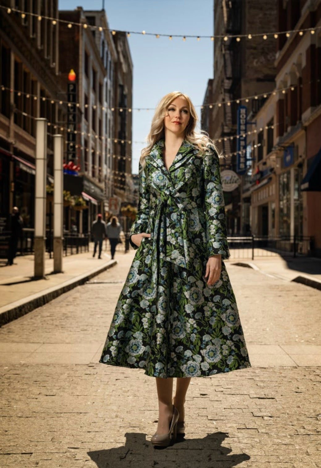Samuel Dong Coat Dress F22041