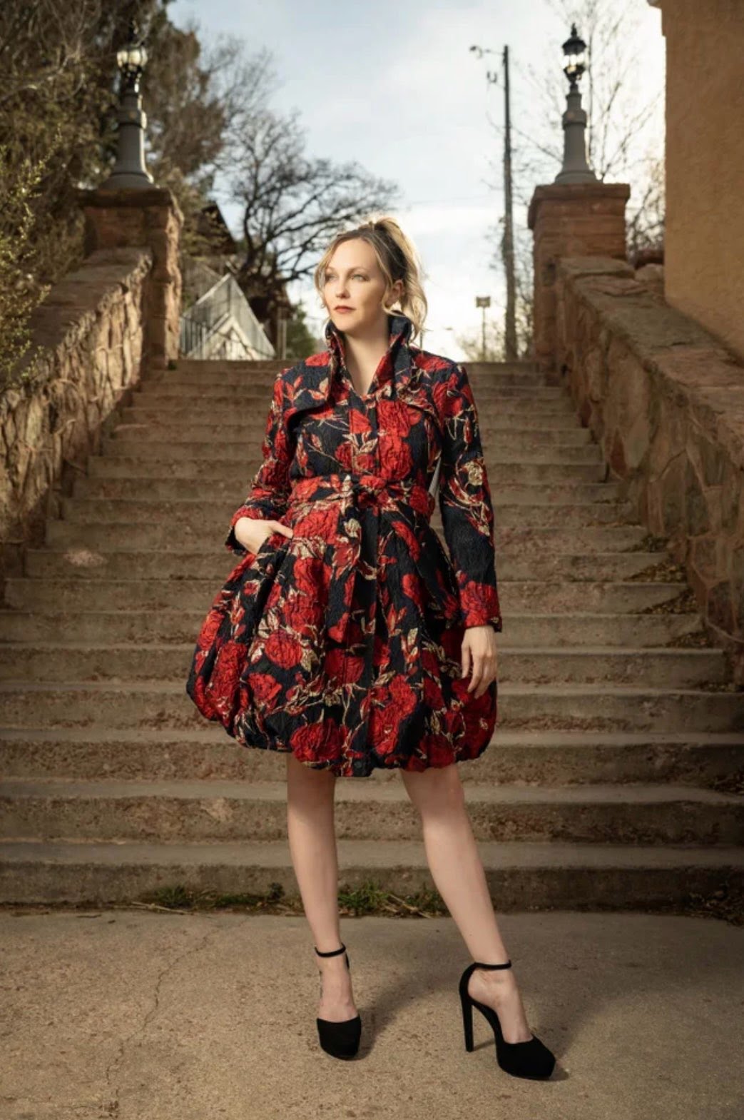 Samuel Dong Coat Dress F22028