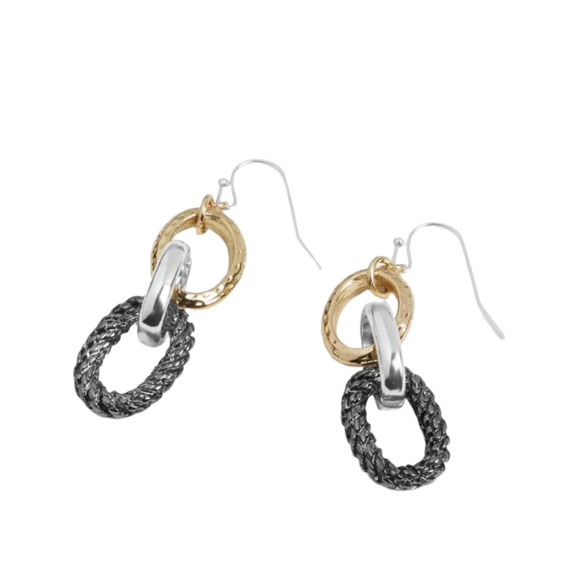 Coco + Carmen Earrings Three Link
