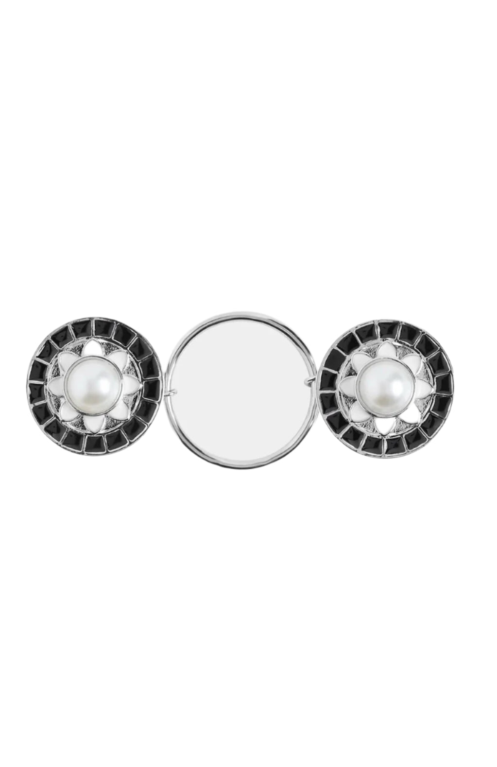 Coco + Carmen Fastener Pearl Flower